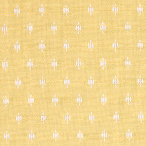 Barlow Ivory On Yellow 75534 by Schumacher Fabric