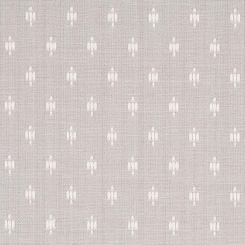 Barlow Ivory On Grey 75535 by Schumacher Fabric New Traditional - Fabric Carolina -