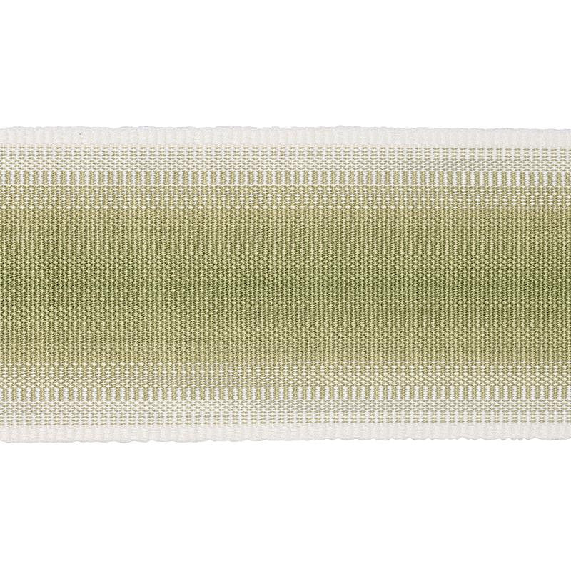 Belton Tape Green 75596 by Schumacher Trim New Traditional - Fabric Carolina -