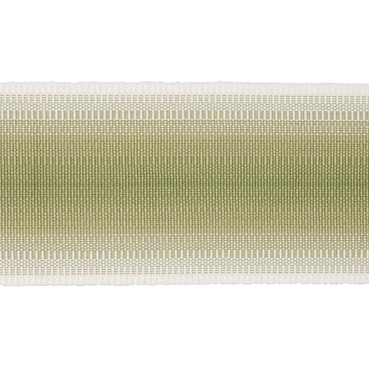Belton Tape Green 75596 by Schumacher Designer Trim New Traditional - Swanky Fabrics -