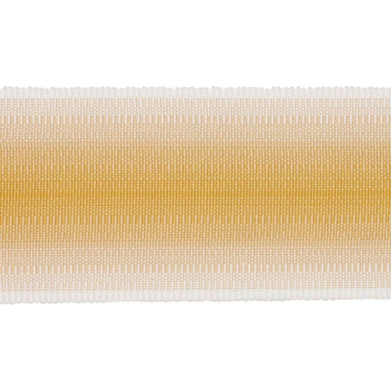 Belton Tape Yellow 75597 by Schumacher Designer Trim New Traditional - Swanky Fabrics -