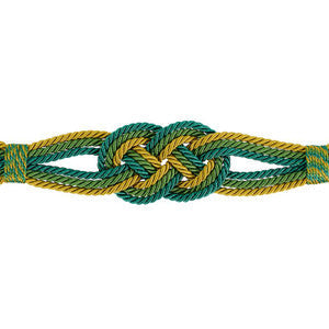 Mounia Tie Back Peacock 79852 by Schumacher Trim
