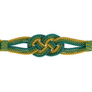 Mounia Tie Back Peacock 79852 by Schumacher Trim
