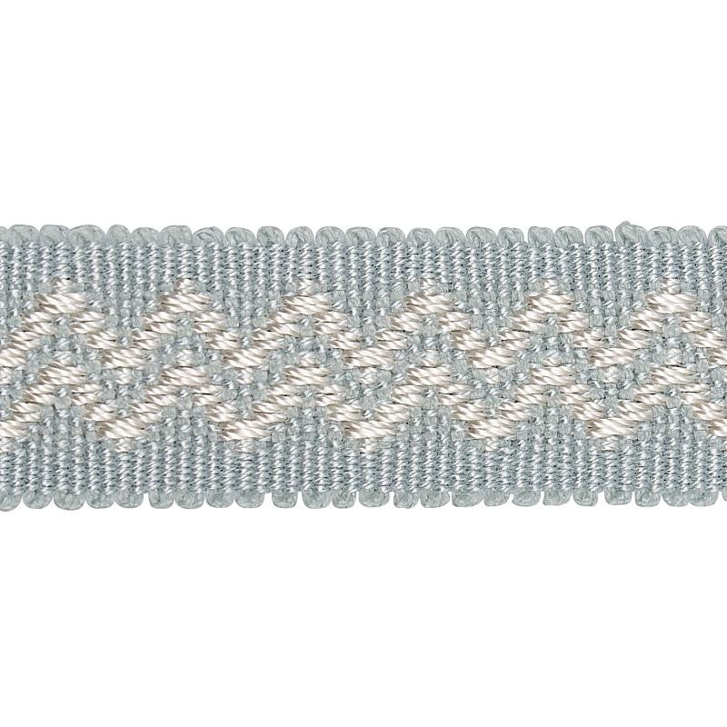 Ebba Tape Sky 80290 by Schumacher Trim New Traditional - Fabric Carolina -