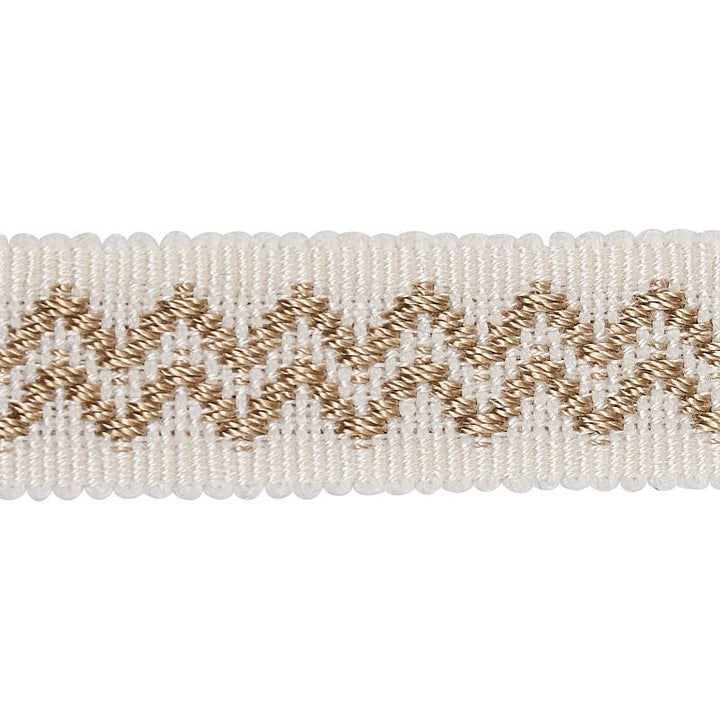 Ebba Tape Ivory 80293 by Schumacher Trim New Traditional Iii - Fabric Carolina -