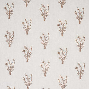 Stora Embroidery Ivory 80401 by Schumacher Fabric