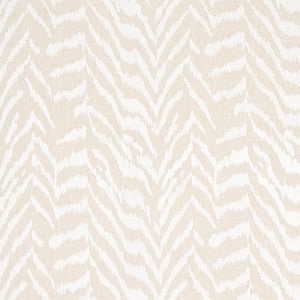 Quincy Embroidery On Linen White 80670 by Schumacher Fabric