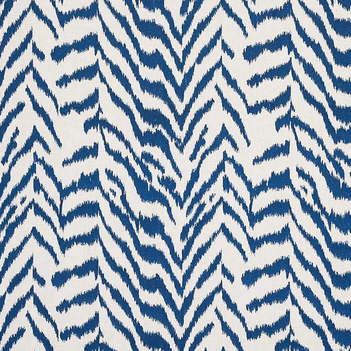 Quincy Embroidery On Linen Navy 80672 by Schumacher Fabric Perennial Favorites 17.33" - Fabric Carolina -