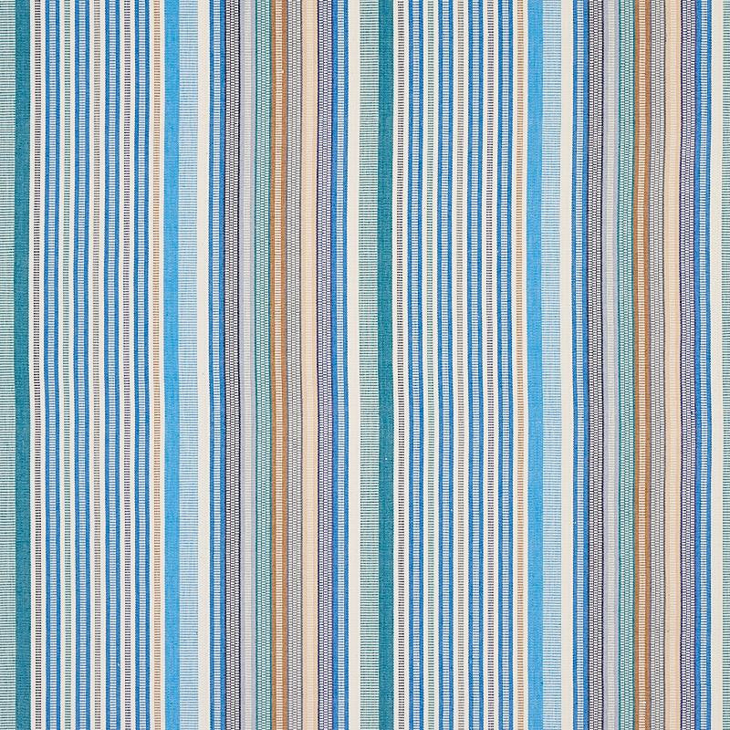 Ripple Hand Woven Stripe Surf 80821 by Schumacher Fabric A Rum Fellow Hand Wovens 15.0" - Fabric Carolina -