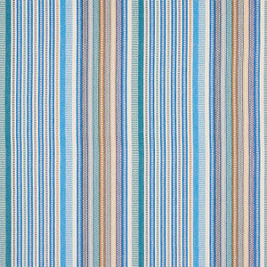 Ripple Hand Woven Stripe Surf 80821 by Schumacher Fabric