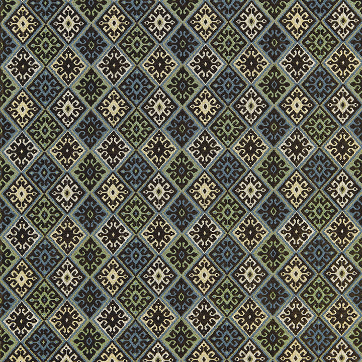Maroc Chenille Venetian 67072 by Schumacher Designer Fabric CHROMA See Sample UNITED STATES OF AMERICA MEDIUM DUTY </p><p>Repeat: Horizontal: 7" (18CM) and Vertical: 6 1/4" (16CM) 54" WIDE (137CM) - Swanky Fabrics -