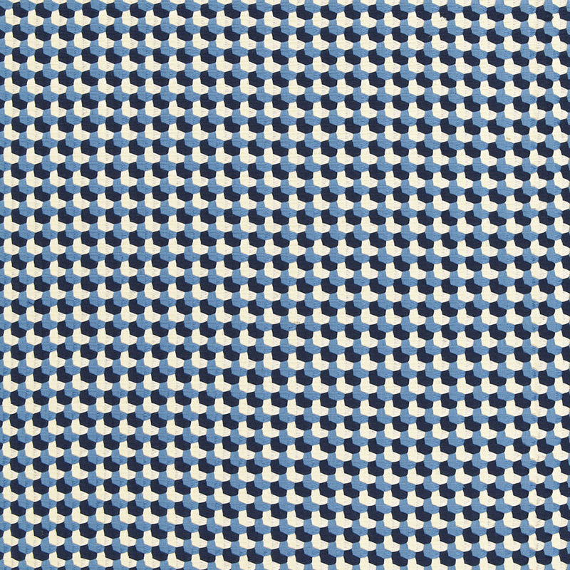Crosstown Weave Navy 67101 by Schumacher Fabric CHROMA COTTON 100% INDIA </p><p>Repeat: Horizontal: 1" (3CM) and Vertical: 1" (3CM) 53 - Fabric Carolina -