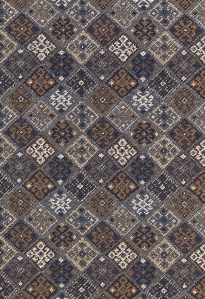 Kilim Weave Denim 67141 by Schumacher Fabric Luxe-Lodge 37% Polyacrylic, 23% Wool, 22% Cotton, 9% Alpaca Martindale 23,000 Horizontal: 10.75 and Vertical: 13.75 53.5 - Fabric Carolina -