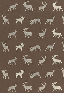 Caribou Embroidery Java 67161 by Schumacher Fabric