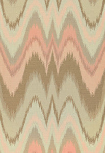 Bargello Blush Conch 67171 by Schumacher Fabric