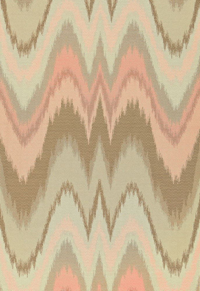 Bargello Blush Conch 67171 by Schumacher Designer Fabric Mary-McDonald 67% Cotton, 33% Viscose Martindale 12,000 Horizontal: 26.875 and Vertical: 29.5 53.625 - Swanky Fabrics -