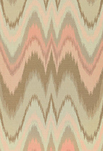 Bargello Blush Conch 67171 by Schumacher Fabric