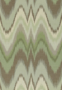 Bargello Aquamarine 67172 by Schumacher Fabric