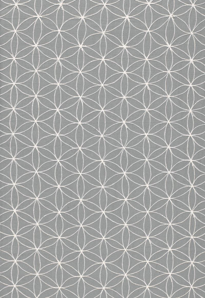 Kaleidoscope Smoke 67210 by Schumacher Fabric Au-Naturel 68% Linen, 30% Spun, 2% Cotton Martindale 8,000 Horizontal: 5.25 and Vertical: 3 52 - Fabric Carolina -