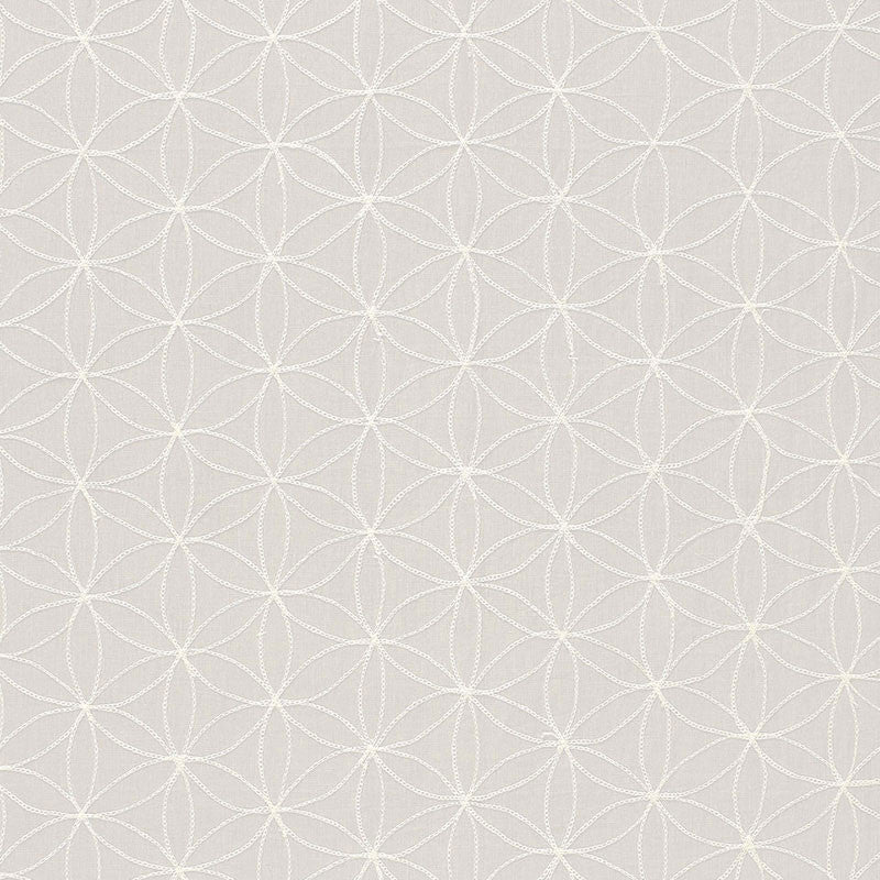 Kaleidoscope Pearl 67212 by Schumacher Designer Fabric AU NATUREL 2 LINEN 68% SPUN VISCOSE 30% INDIA MARTINDALE 8,000 </p><p>Repeat: Horizontal: 5 1/4" (13CM) and Vertical: 3" (8CM) 52 - Swanky Fabrics -