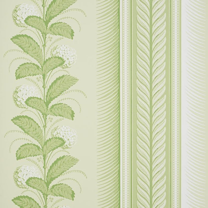 Hydrangea Drape Green 5004456 by Schumacher Wallpaper Hobe Erwin 27.0" - Fabric Carolina -