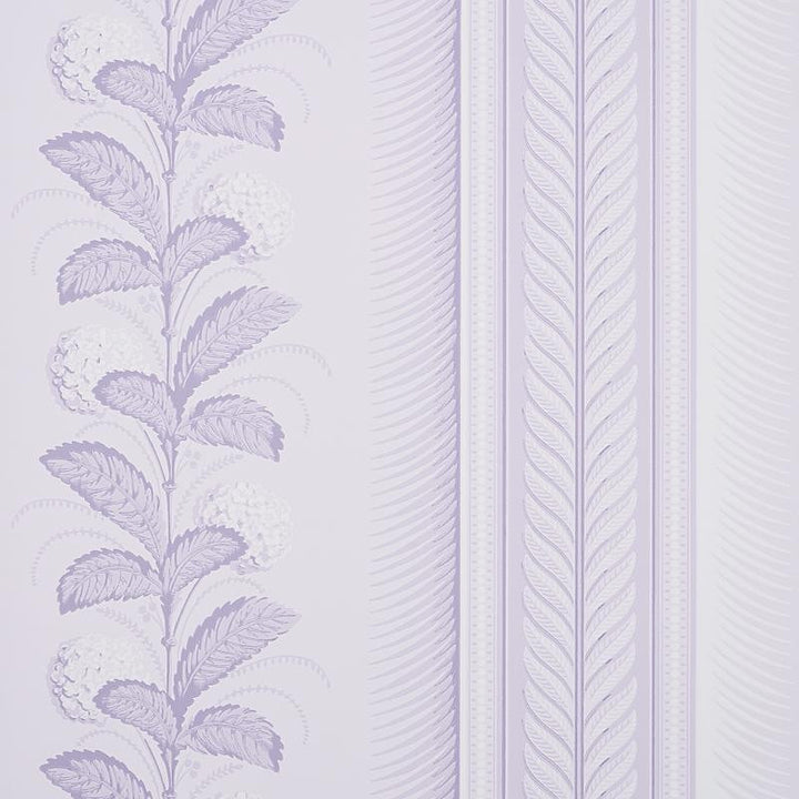 Hydrangea Drape Lilac 5004457 by Schumacher Wallpaper Hobe Erwin 27.0" - Fabric Carolina -