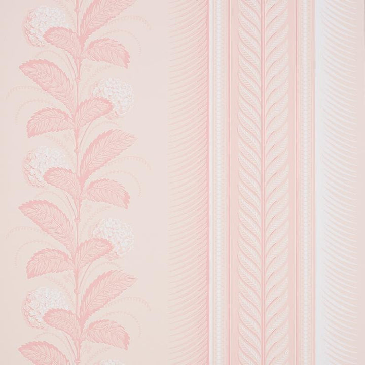 Hydrangea Drape Blush 5004458 by Schumacher Wallpaper Hobe Erwin 27.0" - Fabric Carolina -