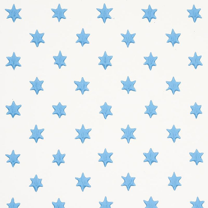 Astral Blue 5013141 by Schumacher Designer Wallpaper Hobe Erwin 9.0" - Swanky Fabrics -