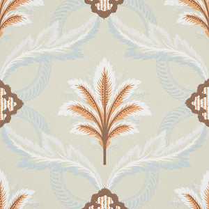 Front Waltz Sage 5013150 by Schumacher Wallpaper