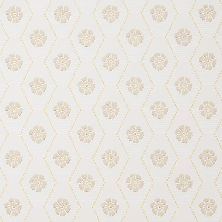 Hive Bloom Sand 5013162 by Schumacher Wallpaper Hobe Erwin - Fabric Carolina -