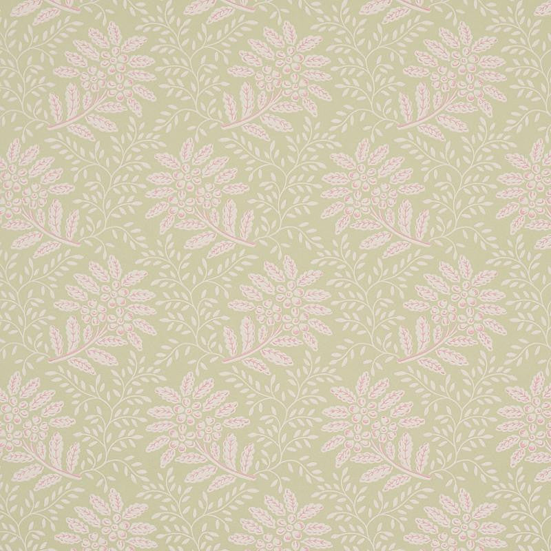 Secret Garden Green 5013170 by Schumacher Wallpaper Hobe Erwin 6.75" - Fabric Carolina -