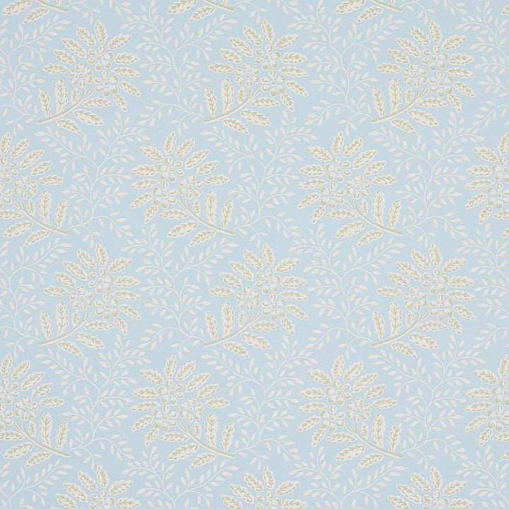 Secret Garden Light Blue 5013171 by Schumacher Wallpaper Hobe Erwin 6.75" - Fabric Carolina -