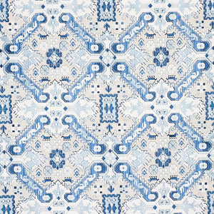 Tiraz Velvet Indigo 80601 by Schumacher Fabric