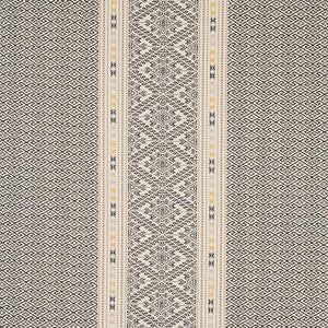 Ruiz Jacquard Black 80610 by Schumacher Fabric