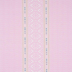 Ruiz Jacquard Pink 80612 by Schumacher Fabric