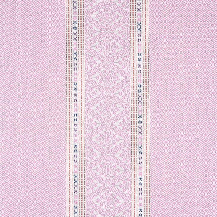Ruiz Jacquard Pink 80612 by Schumacher Fabric Tapis 26.67" - Fabric Carolina -
