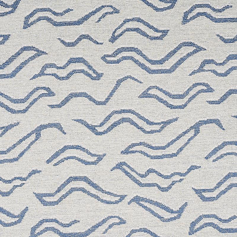 Kata Denim 80682 by Schumacher Designer Fabric Tapis 8.1" - Swanky Fabrics -