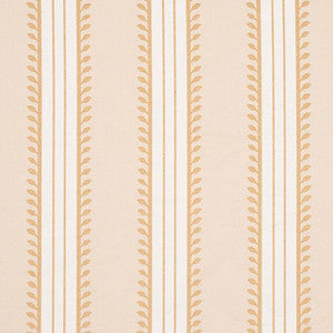 Etruscan Stripe Ivory & Ochre 80720 by Schumacher Fabric