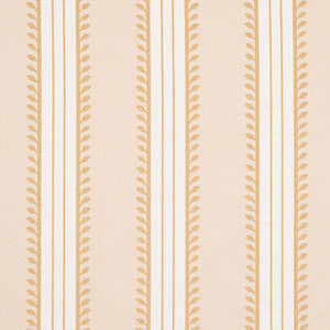 Etruscan Stripe Ivory & Ochre 80720 by Schumacher Fabric