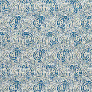 Whittaker Paisley Indigo 1297002 by Schumacher Fabric