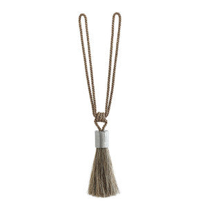 Brindle Bronco Horsehair Tie Back 67260 by Schumacher Trim