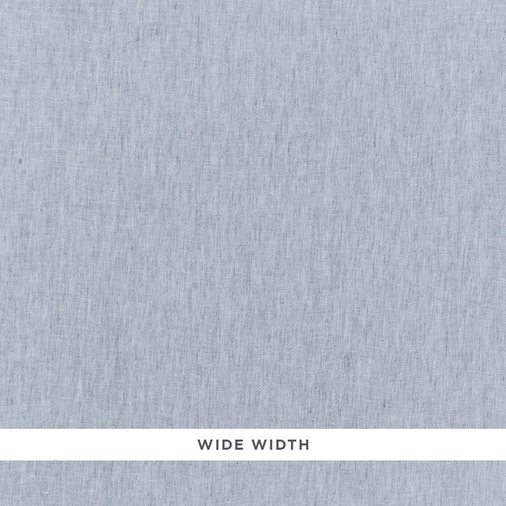 Bay Weave Casement Chambray 67410 by Schumacher Designer Fabric ESSENTIALS: SHEERS & CASEMENTS I LINEN 100% ITALY </p><p>Repeat: Horizontal: and Vertical: 122 - Swanky Fabrics -