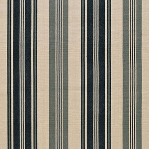 Fjord Stripe Ebony 67481 by Schumacher Fabric