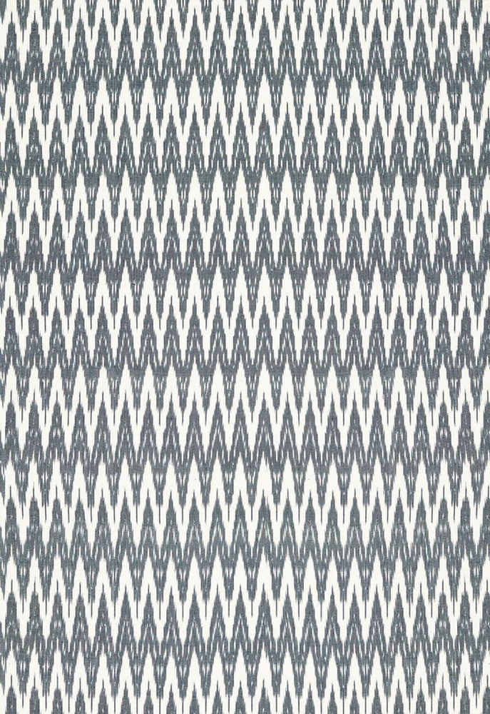 Kilimanjaro Ikat Denim 67492 by Schumacher Fabric Au-Naturel 100% Cotton Martindale 10,000 Horizontal: 1.125 and Vertical: 4.5 53 - Fabric Carolina -