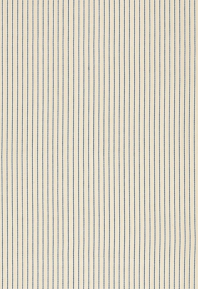 Rain Shadow Stripe Indigo 67502 by Schumacher Fabric Au-Naturel 100% Cotton Martindale 36,000 Horizontal: 5/8- and Vertical: - 55 - Fabric Carolina -