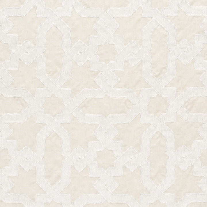 Cordoba Embroidery Linen 67574 by Schumacher Fabric AU NATUREL II LINEN 56% VISCOSE 34% INDIA </p><p>Repeat: Horizontal: 6 3/4" (17CM) and Vertical: 12 5/8" (32CM) 50.375 - Fabric Carolina -
