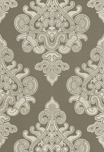 Angkor Embroidery Peat 67580 by Schumacher Fabric