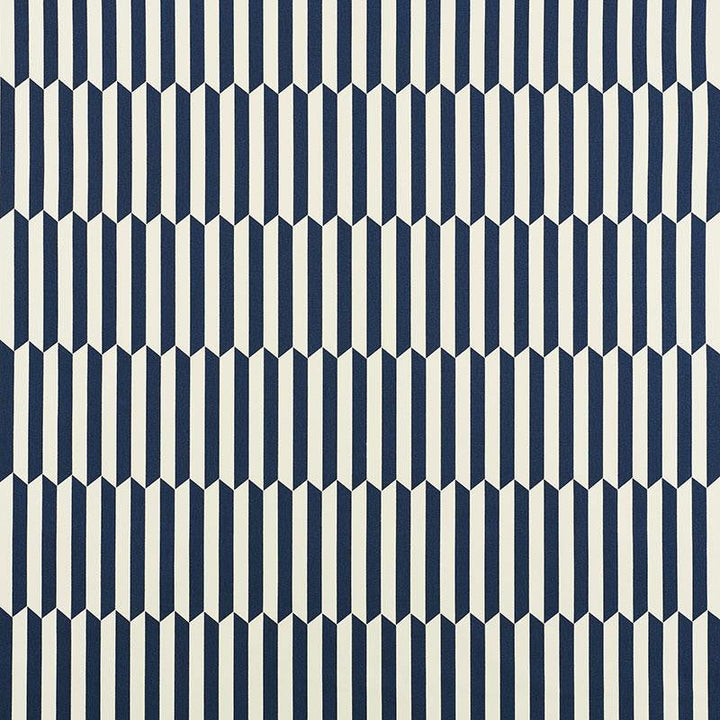 Maxwell Navy 176404 by Schumacher Designer Fabric Clique 6.0" - Swanky Fabrics -