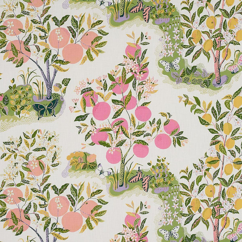 Citrus Garden Indoor/Outdoor Garden 177333 by Schumacher Fabric Indoor/Outdoor Recolors 54.0" - Fabric Carolina -
