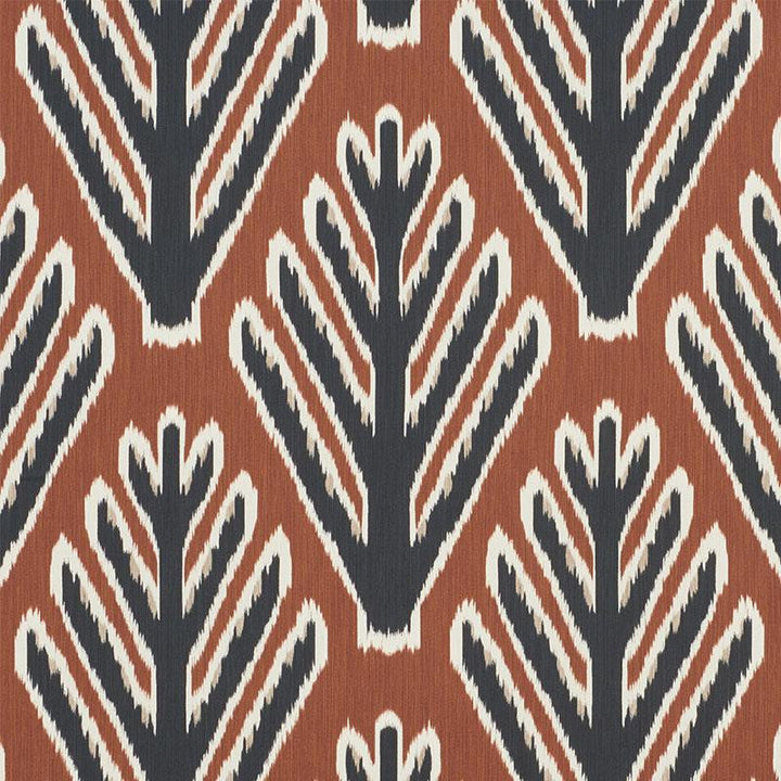 Bodhi Tree Brown & Black 178562 by Schumacher Fabric Johnson Hartig 13.5" - Fabric Carolina -